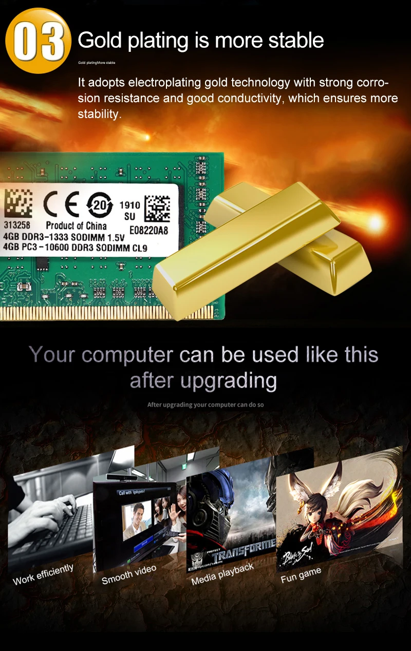 SHELI новые ноутбуки памяти 4 Гб 1RX8 PC3-10600S DDR3 1333 МГц 1,5 в 204pin CL9 ноутбук памяти