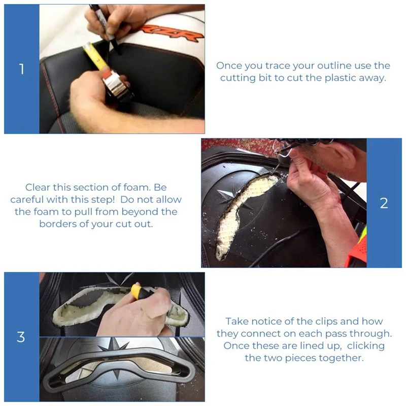 Новый-ремень прохода через сиденье Безель вставки для Polaris RZR XP1000 14-19 900S 900XC 900 Trail