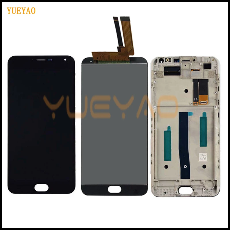 5.5'' LCD For MEIZU M2 Note Display Touch Screen Digitizer with Frame Meilan 2 Assembly | Мобильные телефоны и