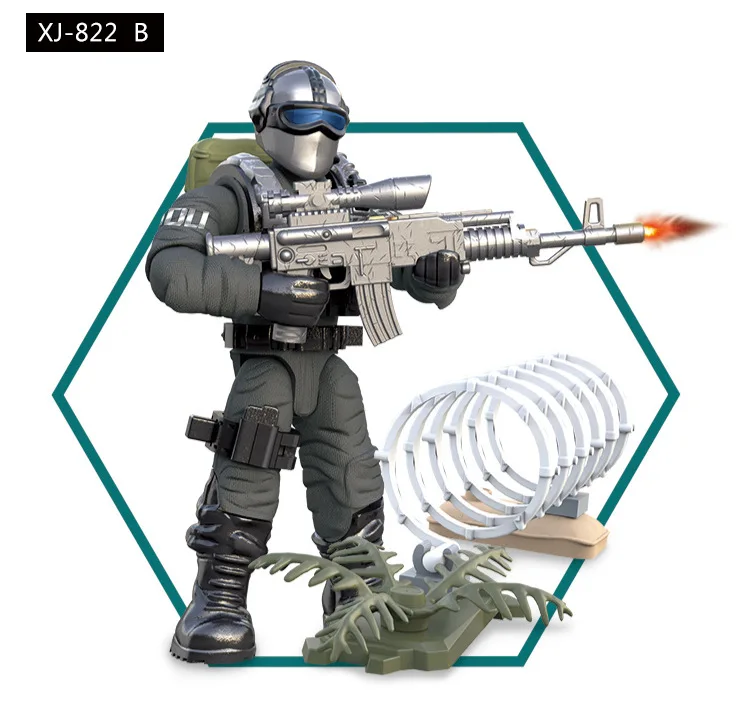 Колл военн duty mini SWAT soliders фигурки армейское оружие пистолеты наборы модель строительные блоки модель куклы кирпичи комплект 822
