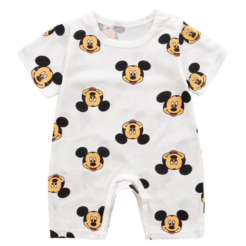 Комбинезон для новорожденных с коротким рукавом и Микки |