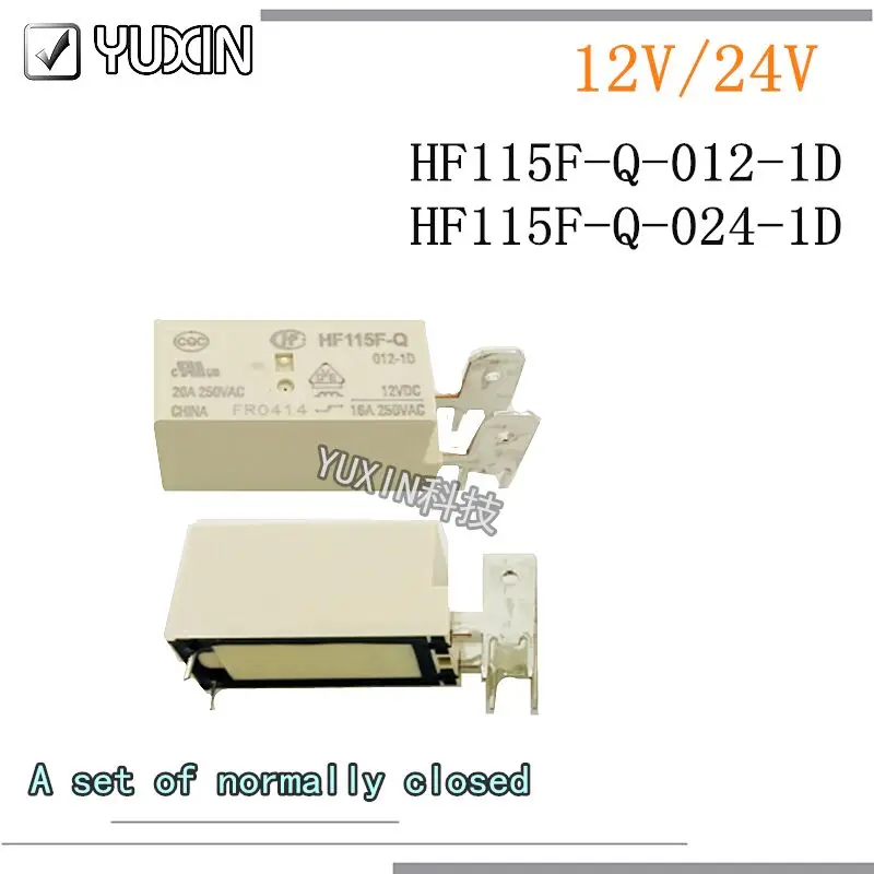 5 шт./лот Новое реле мощности Φ 0 1D 024 HF115F Q 012 12VDC 24V 20A|Реле| |