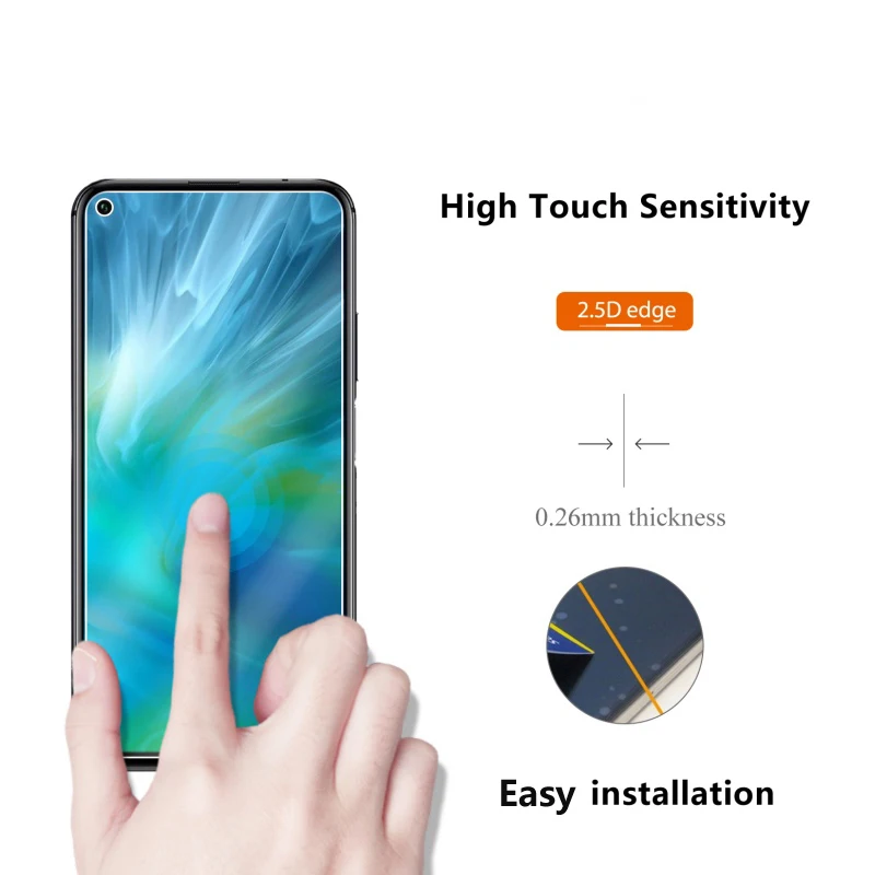 Закаленное стекло для Huawei Honor 20 Pro Защитная пленка 10 Lite 3 шт. | Мобильные телефоны и