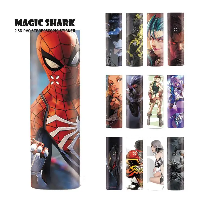 Чехол Magic Shark Fighter Dragon Harley Quinn LOL Jinx Spider Man защитная пленка наклейка для Pax 3 комплект