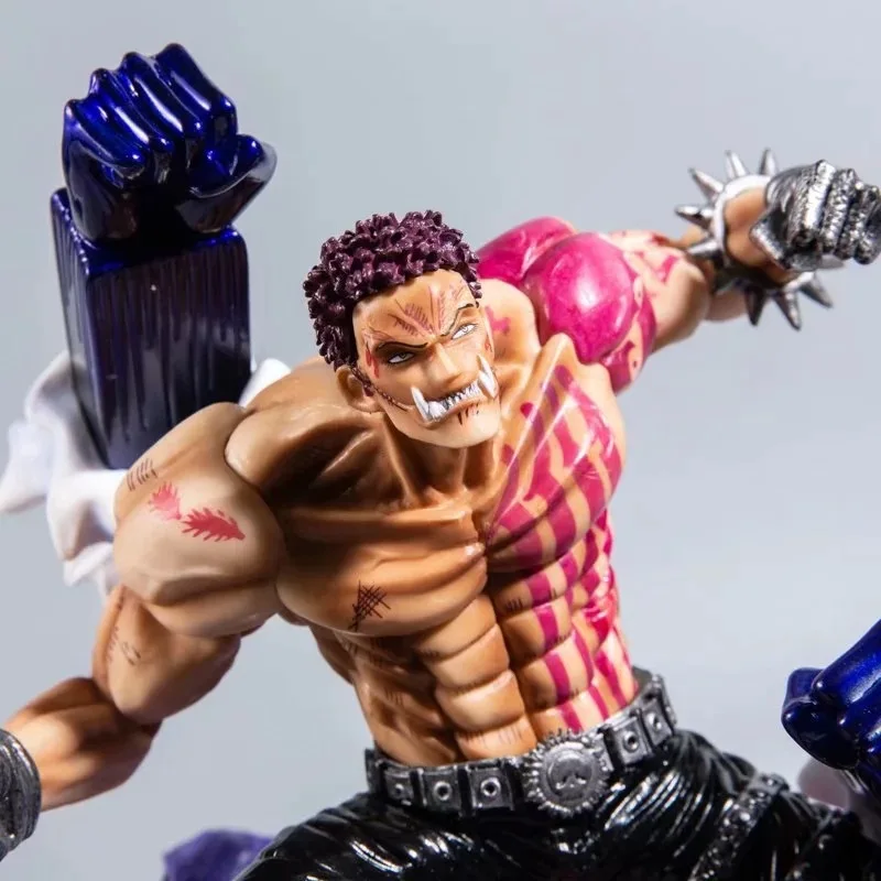 

Anime One Piece Charlotte Katakuri GK Fighting Ver PVC Action Figure Collectible Model doll toy 27cm