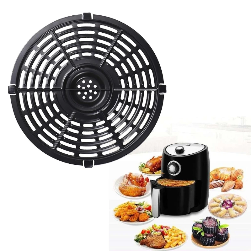 

Air Fryer Steaming Crisper Plate Non-Stick Fry Pan Replacement Steamer Rack A0NC