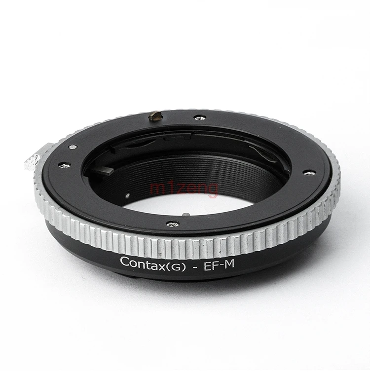 

Adapter Ring for Contax(G) Lens to canon EOSM EF-M eosm/m1/m2/m3/m5/m6/m10/m50/m100 Mirrorless camera