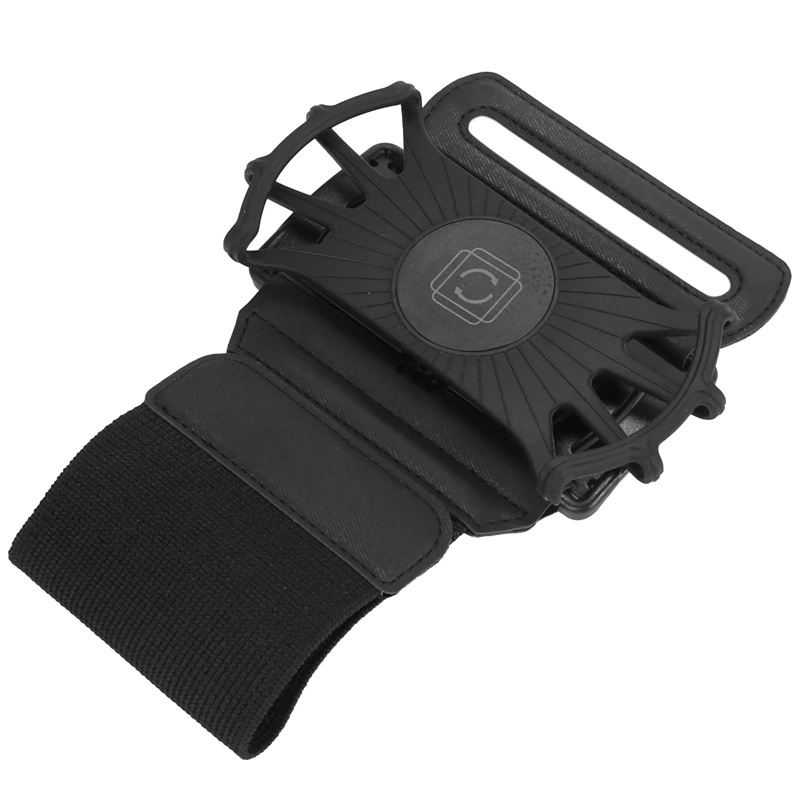 

Спортивный наручный держатель для телефона, поворот на 360 °, съемная подставка на запястье для телефона 4,0-6,5 Дюймов