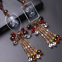 religious christian auto ornament accessories crystal cross hanging pendant car rear view mirror pendant