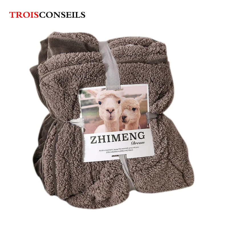 Зимнее фланелевое одеяло из кораллового флиса Сверхмягкие толстые одеяла шкуры