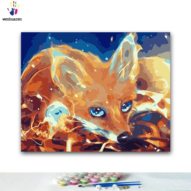 

new 5d Animal cut pink pig with tie picture oil Painting By Numbers kits on canvas draw coloring by numbers for childern learn