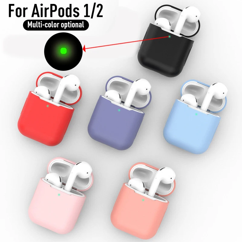 Силиконовые чехлы Airpod для Airpods1 2nd Роскошный чехол наушников Apple Airpods 1 и 2