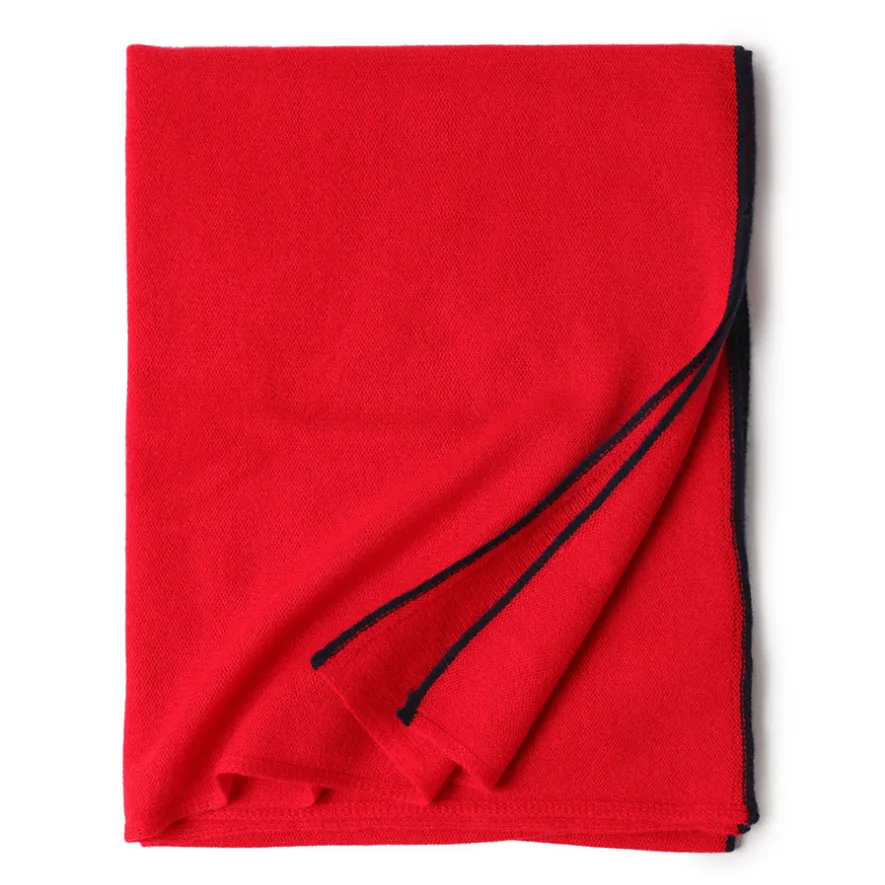 CAVME 6 Red Black Кавме вязаный кашемировый шарф роскошный кашемировые шарфы унисекс красный длинный шарф Рождественский подарок палантин шаль 65*190 см 165 г - Цвет: CAVME 6 Red Black