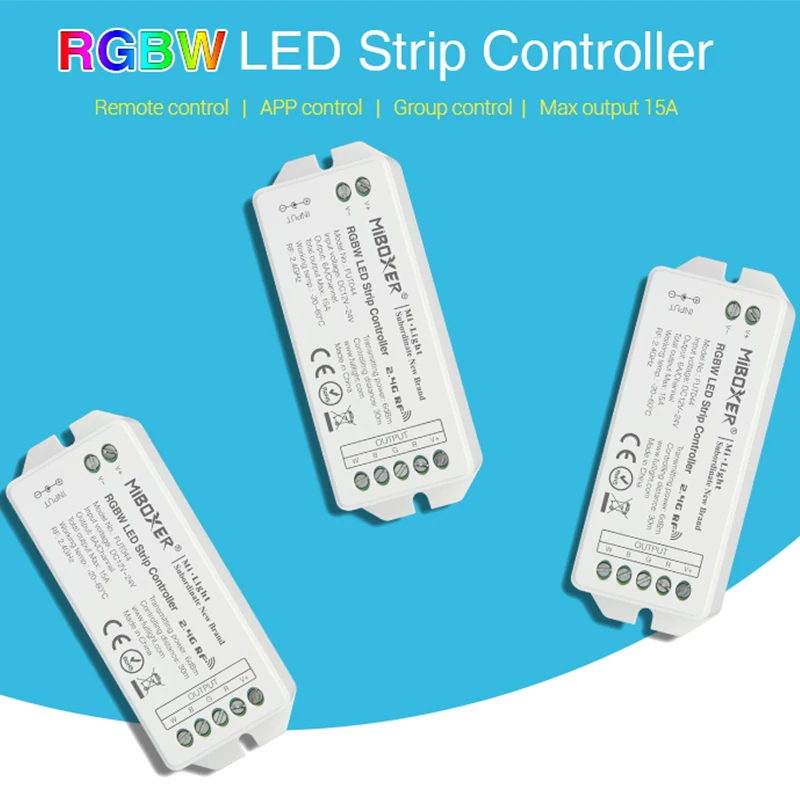 FUT044 DC12V 24V 15A Mi. Светильник 2 4G Беспроводной RGBW светодиодный контроллер Wi-Fi
