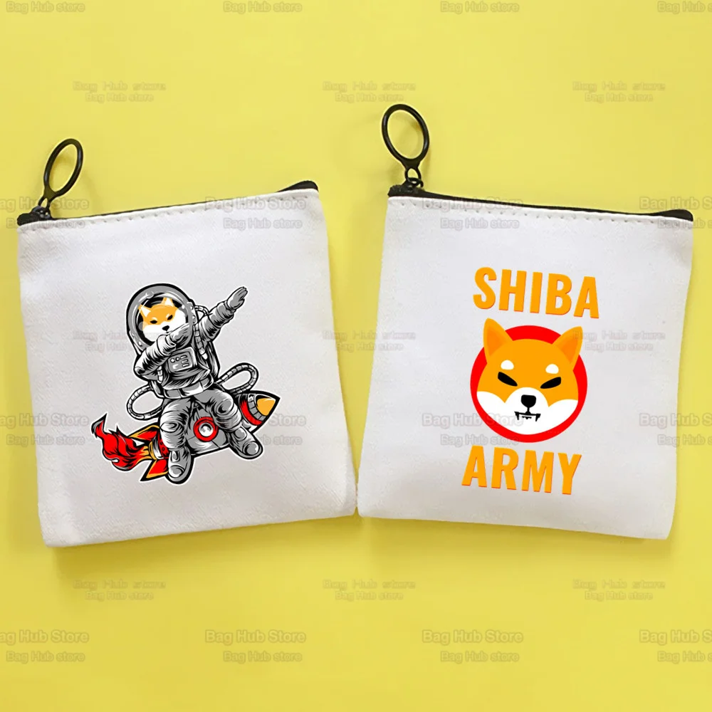 

Shib Coin Shiba Crypto Doge Killer Shiba Inu Coin Original Coin Purse Small Bag Cute Niche Canvas Coin Purse Certificate Bag