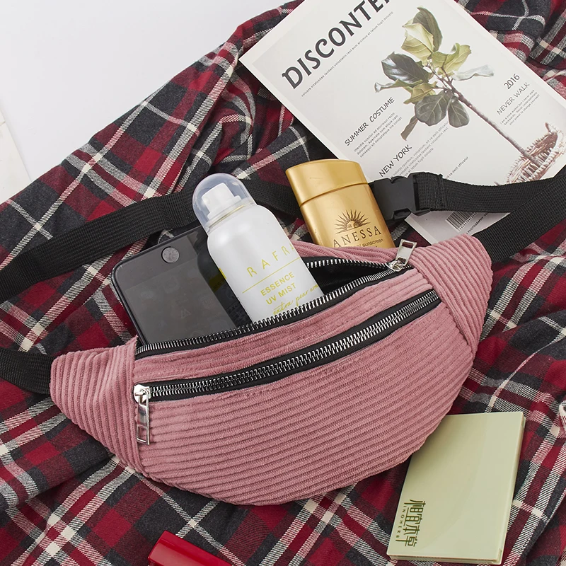 

belt bag waist packs for women designer brand Luxury bag High Quality corduroy bag women bag Fanny Pack message bag Crossbody