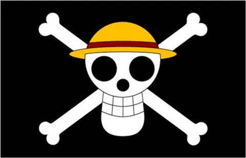 Цельная соломенная шляпа пиратские трубы баннер реквизит на заказ Косплей Анимация вокруг пиратский флаг оптом