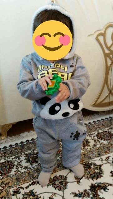 Осенне-зимняя одежда детская комплект из 2 предметов для мальчиков и девочек