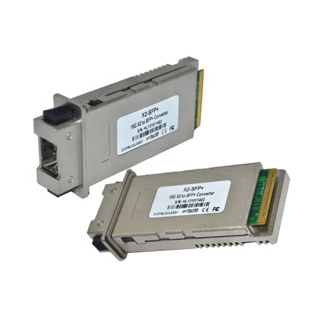 

Adapter 10G optical module X2 to SFP slot converter for 10GE Ethernet