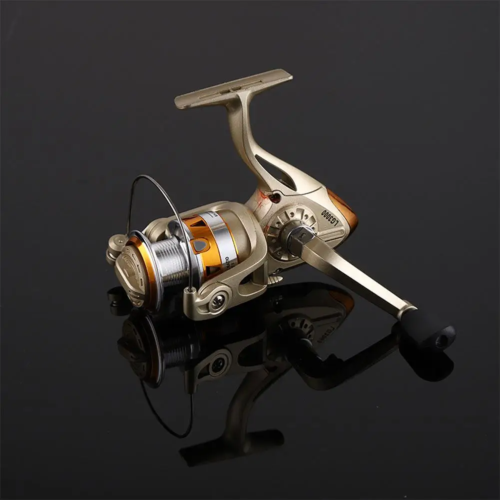 New Portable Metal Spinning Reel Fishing Wheel with Half Rocker Arm | Спорт и развлечения