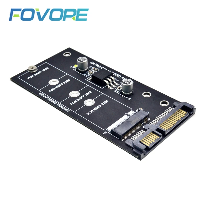 Переходник M.2 в SATA переходник 3 M2 2242 2280 SSD M2.SATA SATA3 карта адаптера Новинка |