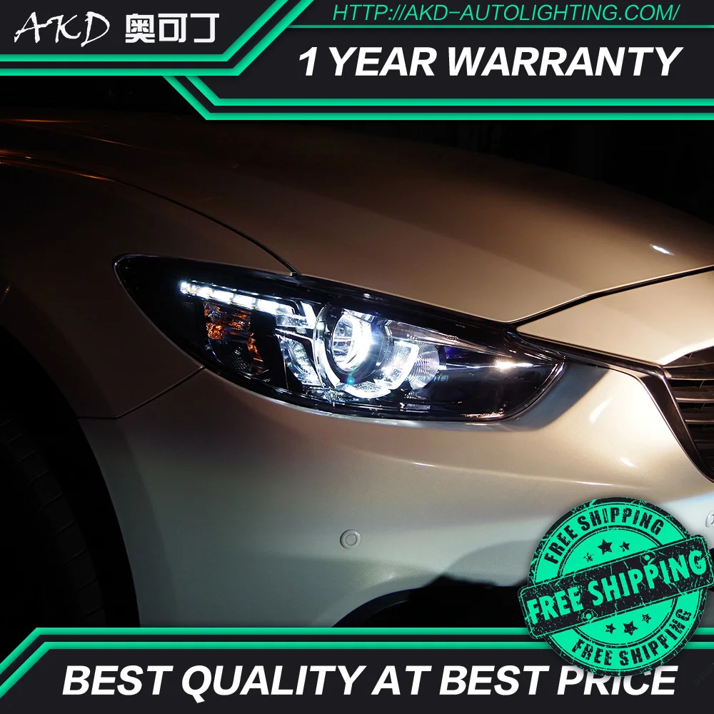 АКД автомобильного тюнинга фара для Mazda 6 Atenza 2013-2016 светодиодные фары DRL