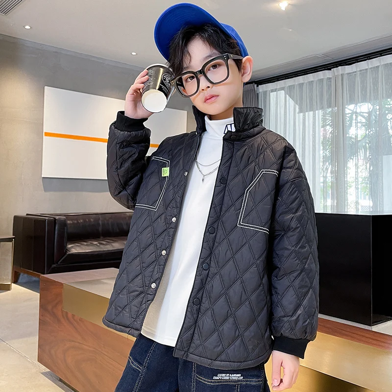 

Одежда с хлопковой подкладкой для мальчиков, новинка 21, детская одежда с хлопковой подкладкой, зимняя одежда, легкая одежда с хлопковой подк...