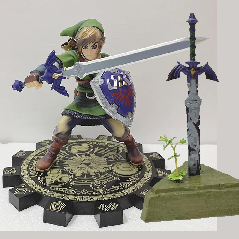

Anime Zelda Legend Figure Skyward Link Action Figure Master Sword Skyward Collectible Model Toys Kids Gift Toys Doll Christmas