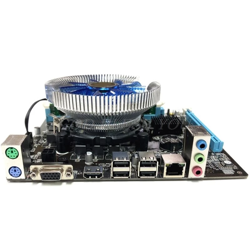1 комплект HM55 компьютерная материнская плата I3 I5 Lga 1156 4G вентилятор памяти