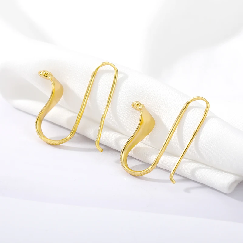 

Gold Snake Drop Earrings For Women Men Cobra Stud Earrings Fashion Jewelry 2020 Gifts Pendientes Mujer Boucles d'oreilles femme
