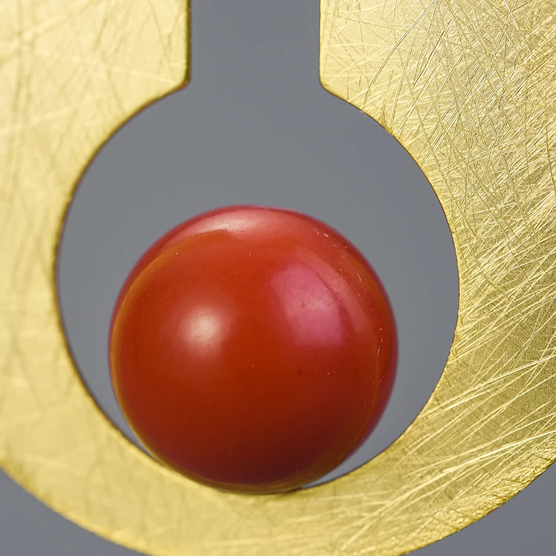 Lotus весело Настоящее серебро 925 проба Натуральный творческий ручной дизайнер