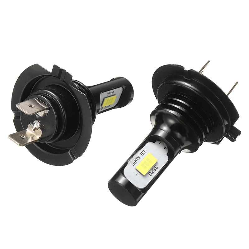 

2pcs 12V-24V 110W H7 LED High/Low Headlight Car Auto Bulbs Beam White 6000K Canbus Fog Turn Signal Width Reversing Lamp Parts