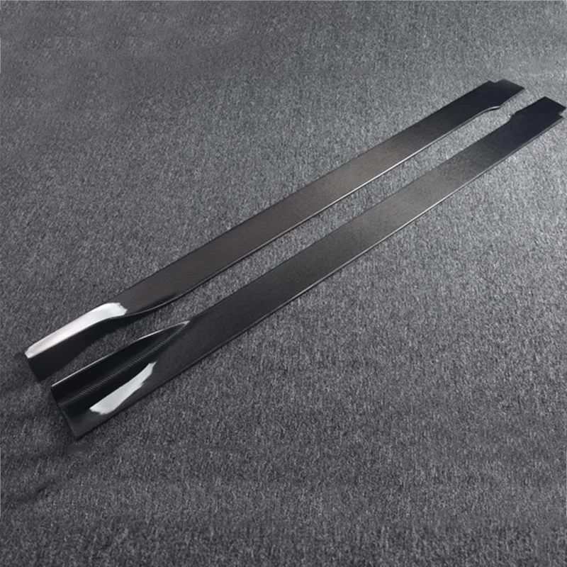 

Carbon Fiber Side Bumper Skirts Side skirts Extension Car Styling for Porsche 981 boxster cayman 2013-2016