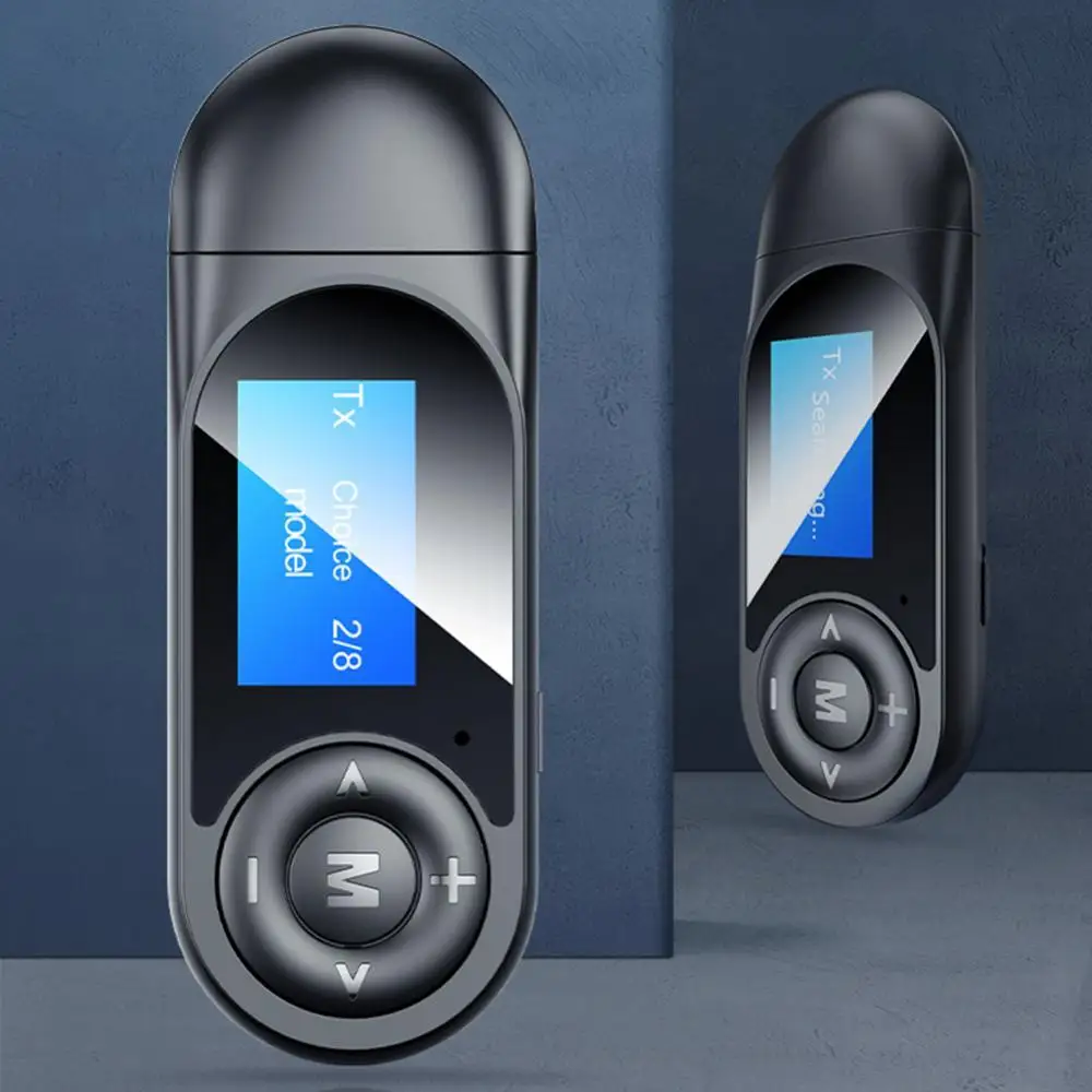 

Bluetooth 3,5 приемник передатчик 2 в 1 мм ЖК цифровой дисплей аудио адаптер