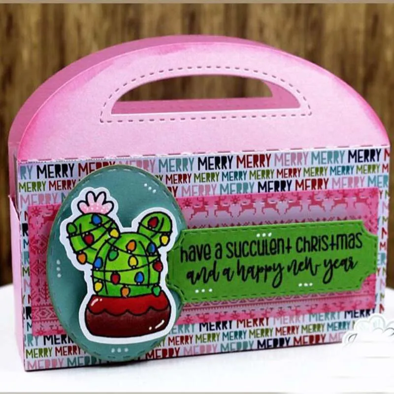 Штамп для высечки Подарочная карточка Ручное ремесло украшение Металл 2020 Сделай