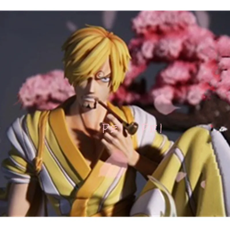 1/7 Аниме ONE PIECE соломенная шляпа Пираты Vinsmoke Sanji GK статуя из смолы экшн-фигурка