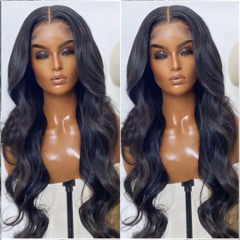 

28 30 Inch Body Wave 13x6 Deep Lace Front Wig Transparent Lace Frontal Wigs Brazilian Wavy Body Wave Lace Front Human Hair Wigs