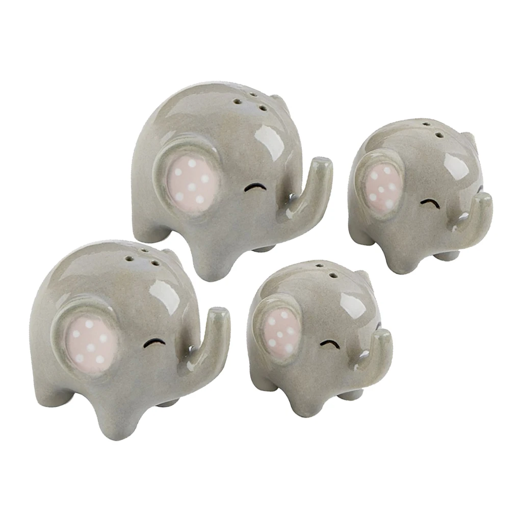 4 шт специи и перец шейкеры Керамика специй контейнер милый бутылочкой для