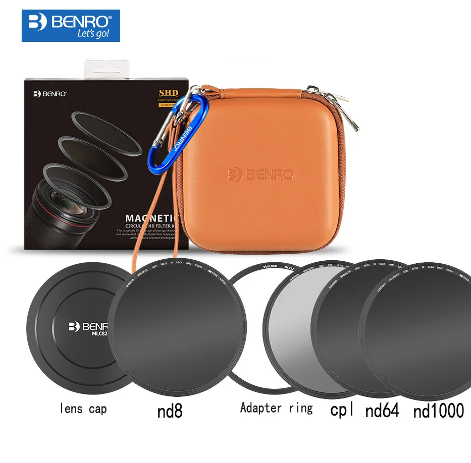 

Benro 82 мм магнитный круговой cpl + nd64 + nd1000 + nd8 ++ пакет + кольцо адаптера + крышка фильтра Комплект