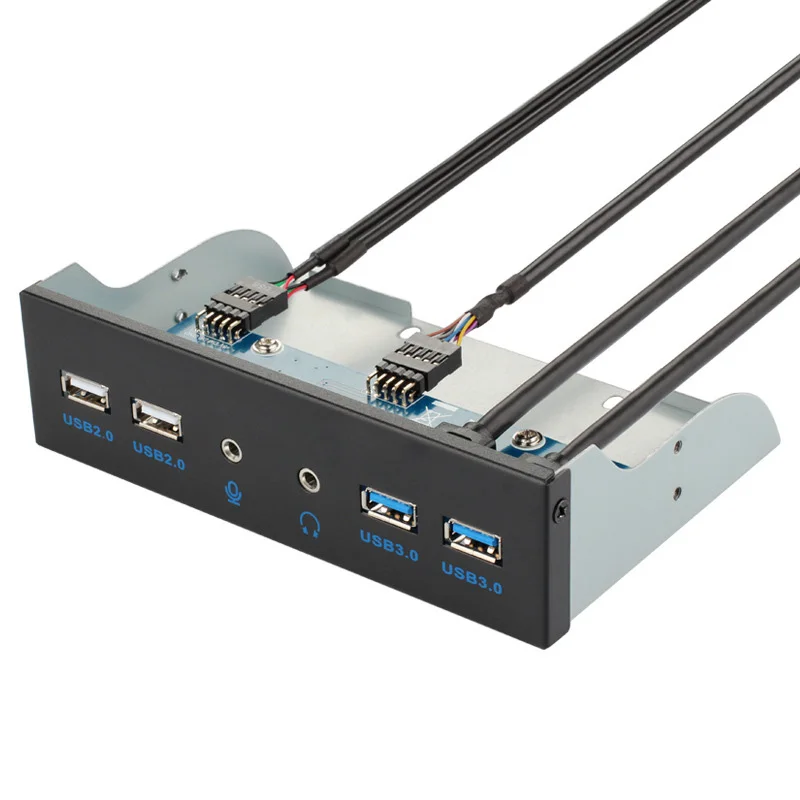 

Оптический привод 5,25 дюйма, панель расширения компьютера, USB 2,0, USB 3,0, HD Audio, пользовательская USB передняя панель, 5,25 концентратор, чехол для ко...