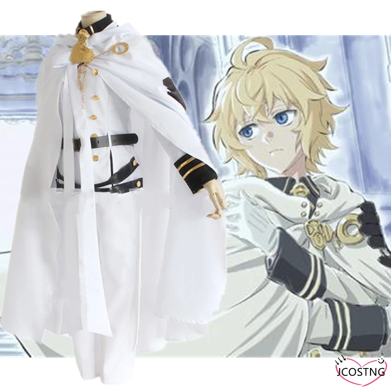 Костюм для косплея сероф из конца японского аниме Овари нет серафа микаела хакуя