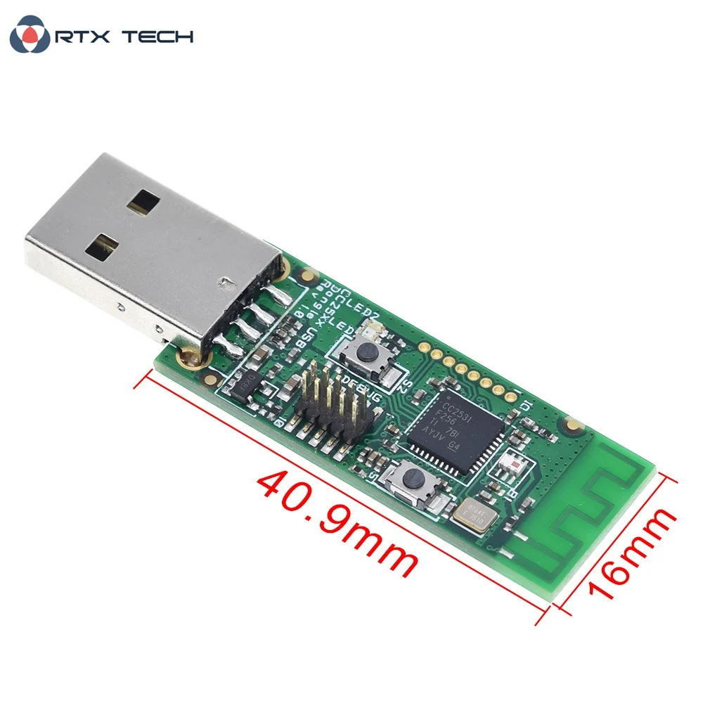 Анализатор USB донгла Cc2531 sniffer для последовательного пакета sniffer|Интегральные