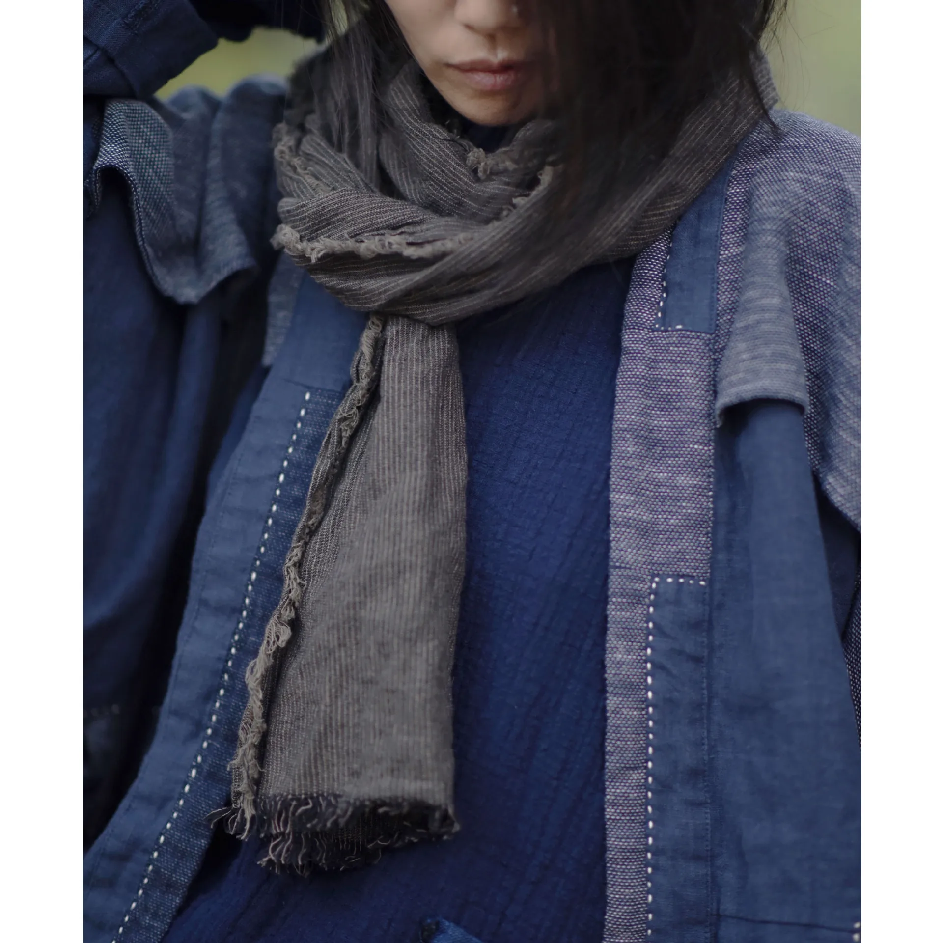 Женские Простые рваные хлопковые льняные шарфы шарф женский винтажный