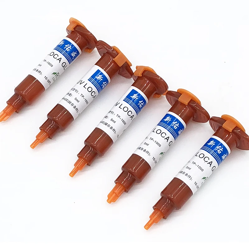 free shipping 10pcs/lot 5ml UV Glue LOCA TP-1000 Liquid Optical Clear adhesive for iPhone Samsung glass lens RepairWholesale |