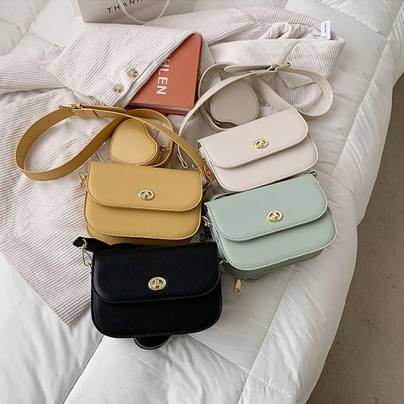 

Women Flap Crossbody Bag for Women 2021 Quality Leather Summer Shoulder Messenger Bags Female Travel Handbag and Purse