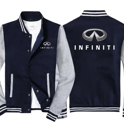 

2021 NEW Men Baseball Jacket for Infiniti Car Logo Sportswear Casual Sweatshirt Hip Hop Harajuku Unisex Uniform 3 Colors 670