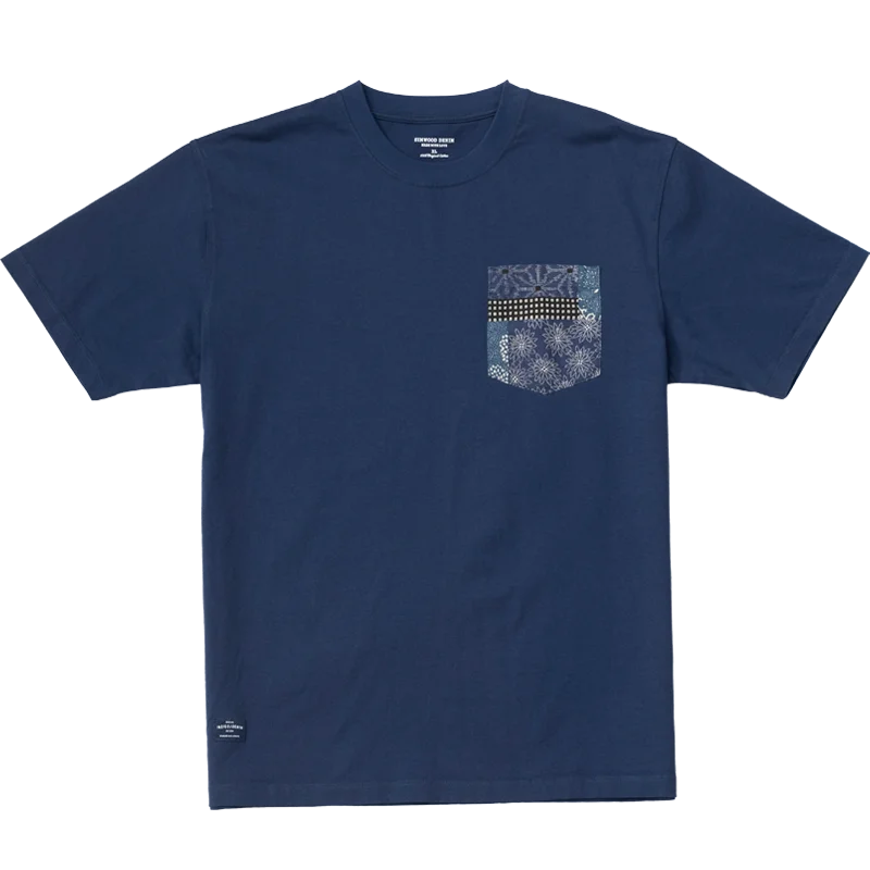 SIMWOOD 2022 летняя новая мужская футболка из 100% хлопка с рисунком Пейсли и карманами
