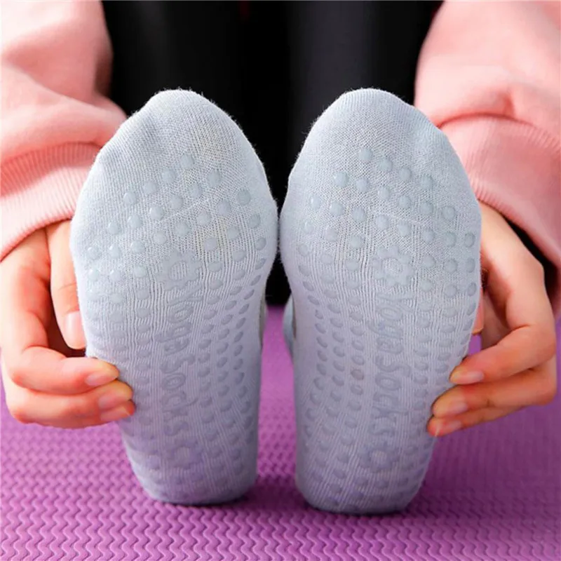

Women Pilates Yoga Socks Anti Slip Breathable Backless Socks Ankle Ladies Ballet Dance Fitness Gym Sports Socks