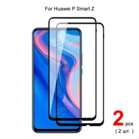 for huawei p smart z full coverage tempered glass phone screen protector protective guard film 2 5d 9h hardness