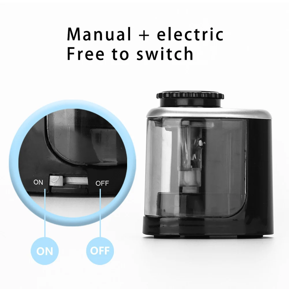 Electric Pencil Sharpener Effortless Safe Automatic Touching Switch School Office Classroom Kids JR Deals | Канцтовары для офиса и